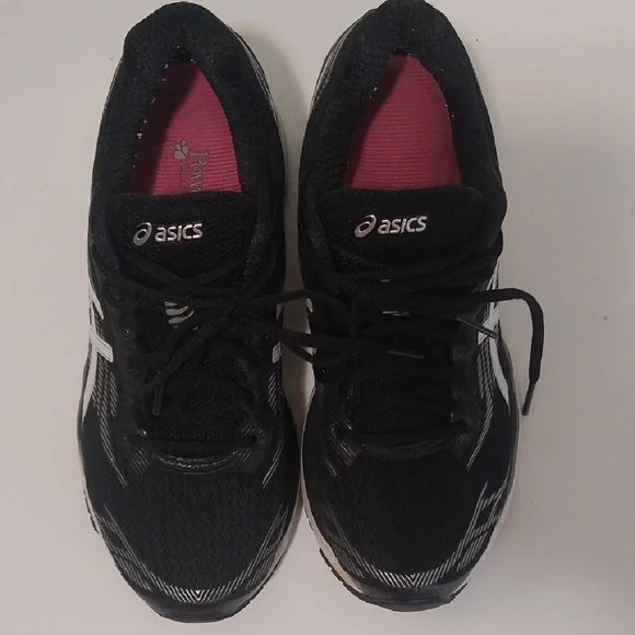 ASICS Black and White Athletic Sneakers - Picture 2 of 5